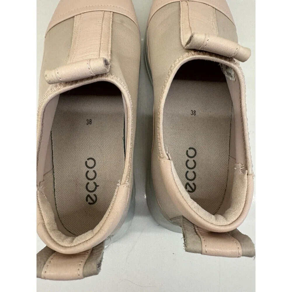 Ecco Gillian sneakers Rose Dust blush Women's Comfort slip on Sneaker - US 8